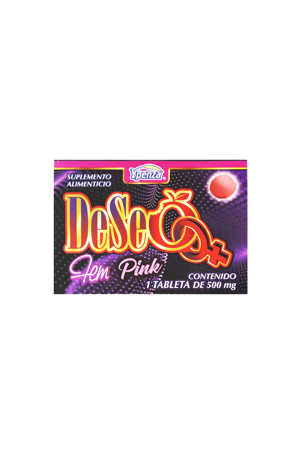 CARTERITA DESEO FEM PINK C/1 TAB. 500 MG