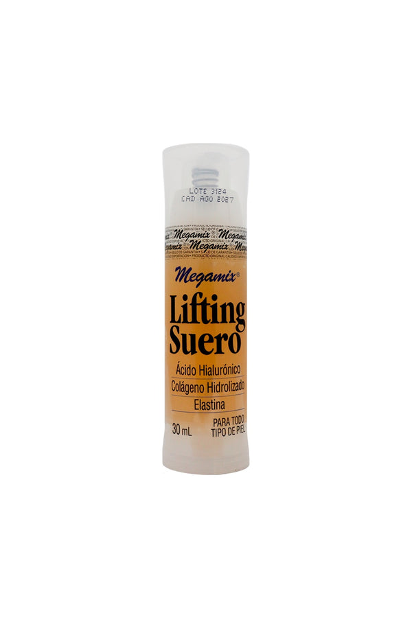 LIFTING SUERO Megamix  30 ML.* 1x120 Acido Hialuronico, Colageno Hidrolizado y Elastina. Para Todo Tipo de Piel