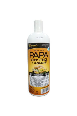 SHAMPOO HERBAL PROFESIONAL EXTRACTO DE PAPA, GINSENG Y JENGIBRE C/1000 ML
