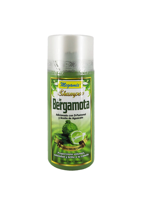 SHAMPOO DE BERGAMOTA acond. c/ D-pantenol y aceite de aguacate 500ML