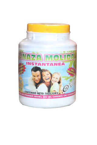LINAZA MOLIDA INST. REFORZADA CON GINKGO BILOBA 500GR.