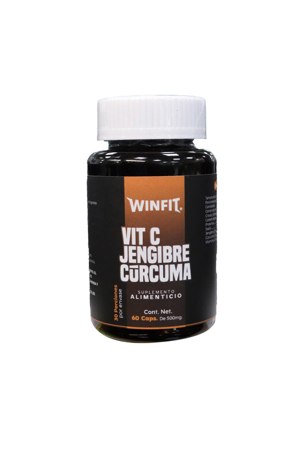 CAPS. VIT C, CURCUMA, JENGIBRE C/60 500 MG*