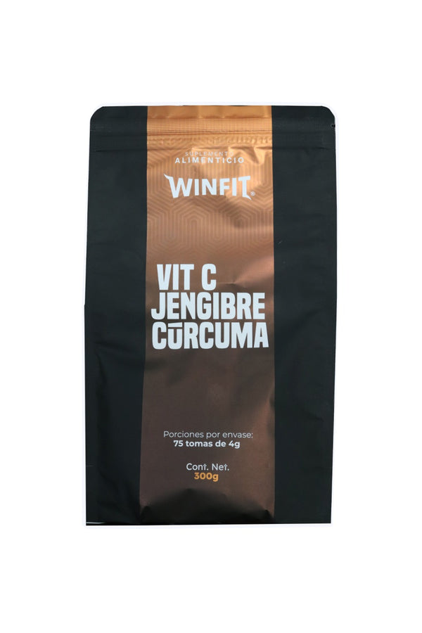 POLVO VIT C,  JENGIBRE, CURCUMA 300 GR*