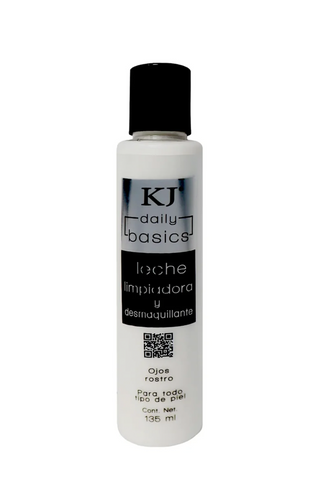 KJ BASICS LECHE LIMP Y DESMAQUILLANTE (rostros, ojos) 120 ML 1X6*