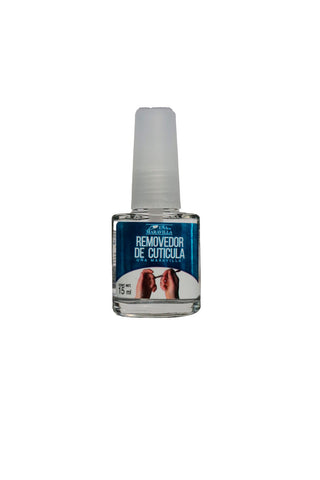 BARNIZ REMOVEDOR DE CUTICULA 15 ML* 1x24 Ablandar y Remover suavemente la cuticula y celulas muertas.