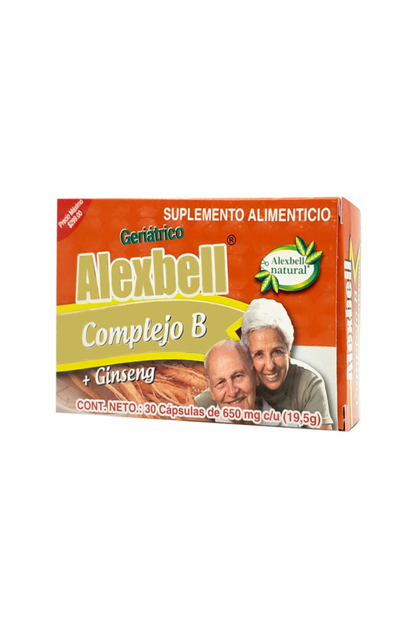 CAPSULAS COMPLEJO B + GINSENG C/30