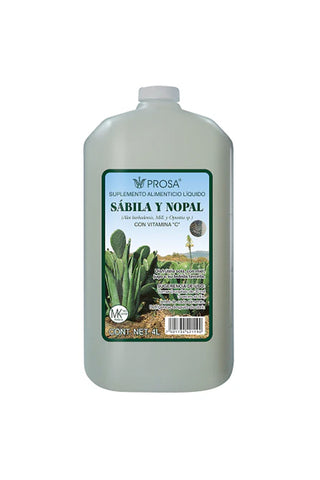 BEBIDA DE SABILA Y NOPAL 4 LT.