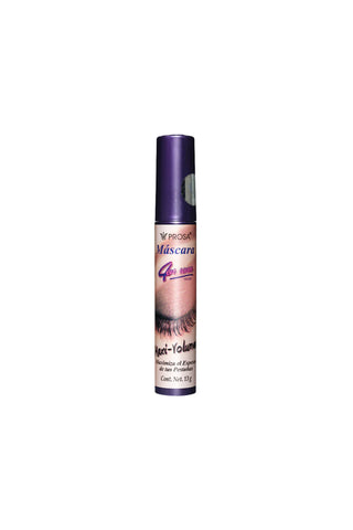 MASCARA 4 EN UNO MAXI VOLUMEN NEGRO C/13 GR.
