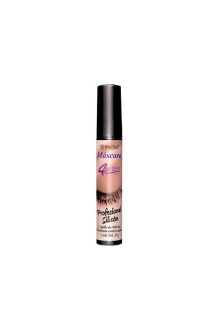 MASCARA 4 EN UNO PROFESIONAL SILICON NEGRO (cepillo de silicon) C/13GR * 1X100
