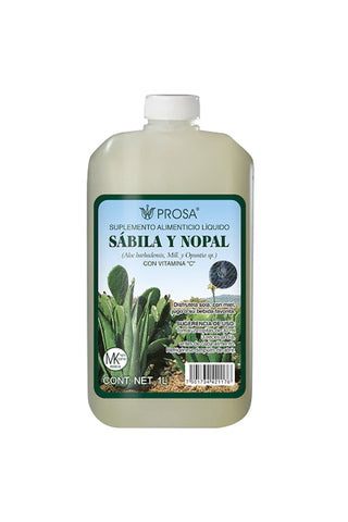 BEBIDA DE SABILA Y NOPAL 2 LT.