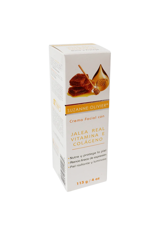 CREMA FACIAL C/JALEA REAL, VIT E Y COLÁGENO 113GR