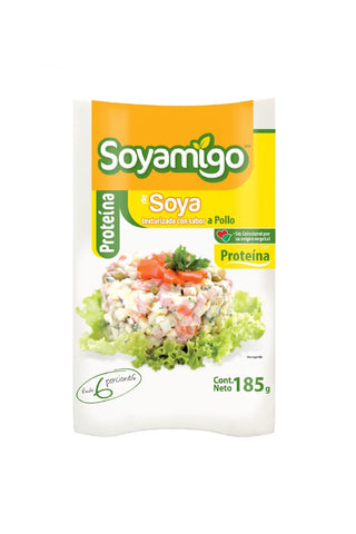 SOYAMIGO ALIMENTO DE SOYA SABOR POLLO 185GR.
