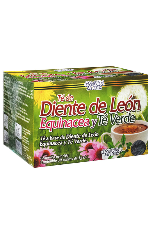 TE DE DIENTE DE LEÓN, EQUINACEA Y TE VERDE /30 SOB. 3GR C/U