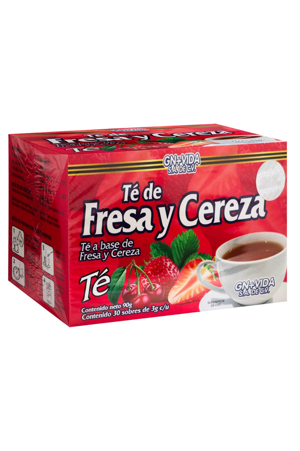 TÉ FRESA Y CEREZA C/30 SOB. 3G 1X24