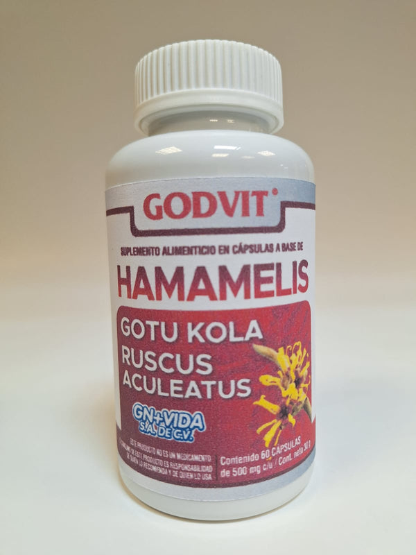 CAPS. HAMMAMELIS, GOTU KOLA, RUSCUS, ACULEATUS C/60