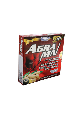 AMP. FCO. AGRAMN C/5* miel,jengibre,almiizcle,canela y propoleo.