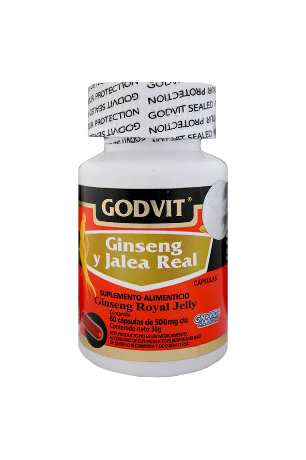 CAPS. GINSENG Y JALEA REAL C/60 Ginseng royal jelly