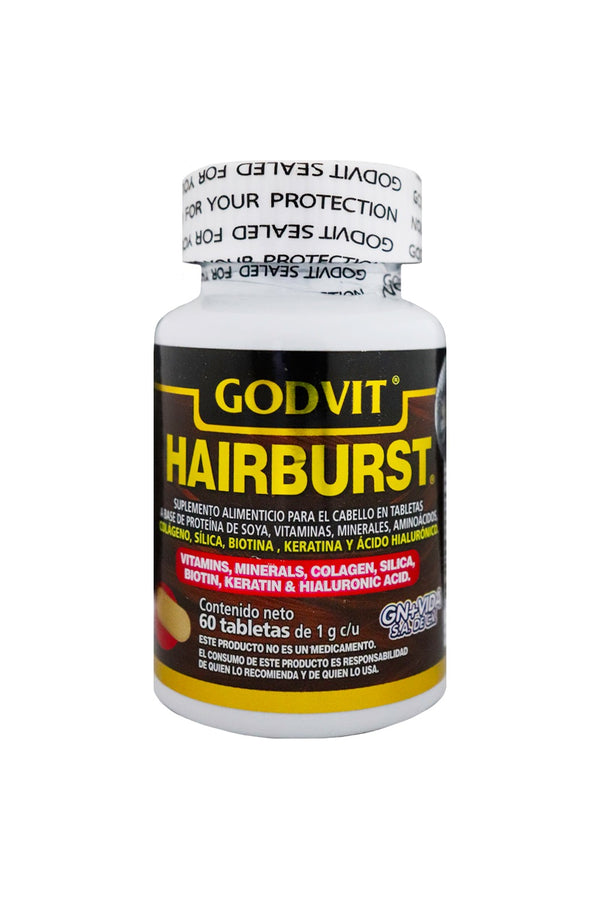 TBS. HAIRBURST C/60 A base de proteina de soya, colageno, silica, biotina, keratina y acido hialuronico