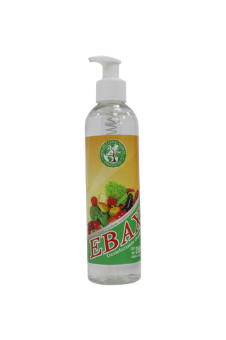 DESINFECTANTE ORGÁNICO EBAX CON 250ML. FÓRMULA CONCENTRADA.