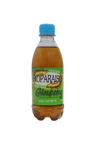 REFRESCO BIOPARAISO SABOR GINSENG C/333ML.  BEBIDA ARTESANAL NATURAL SIN GAS.