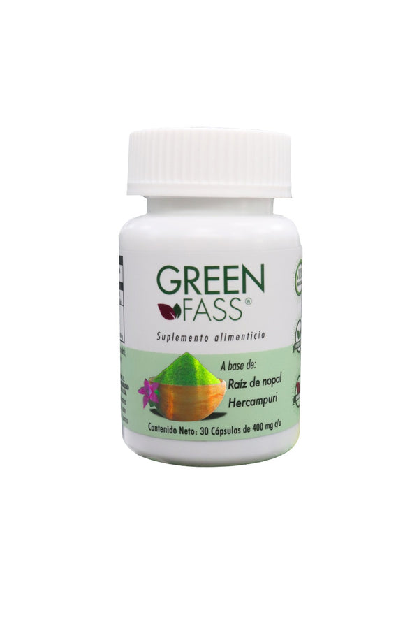CAPS. GREEN FASS C/30* Raiz de Nopal, Hercampuri 1X35
