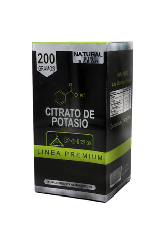 POLVO CITRATO DE POTASIO C/200 GRS  Linea Premium 1x64