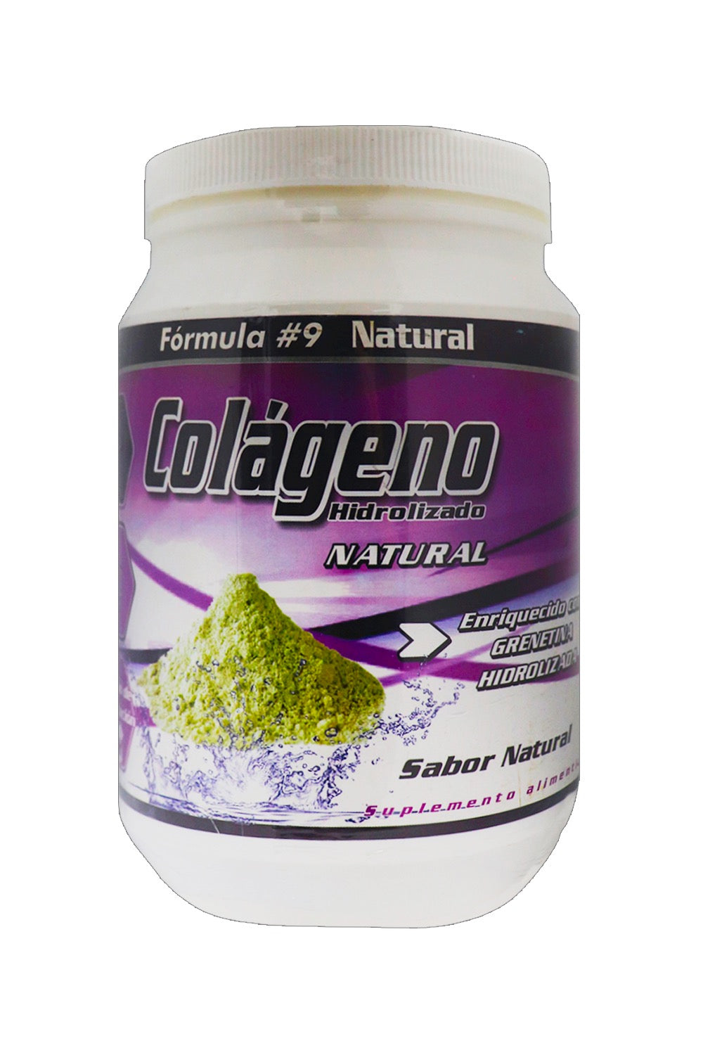 POLVO COLAGENO HIDROLIZADO Y GRENETINA HIDROLIZADA FORMULA #9 NATURAL ...