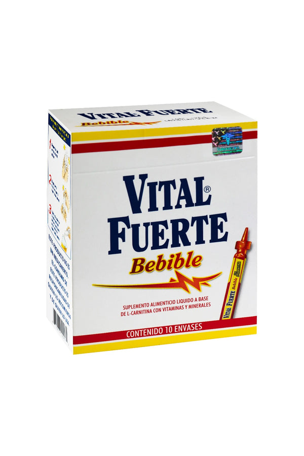 VITAL FUERTE BEBIBLE C/10 ENVASES * a base de l-carnitina con vitaminas y minerales