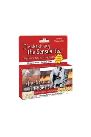 THE SENSUAL TEA JINSHENKANG C/1 SOBRE 10 GRS. vigorizante para hombre y mujer