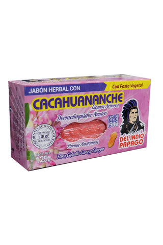 JABON HERBAL  CON CACAHUANANCHE 125GR