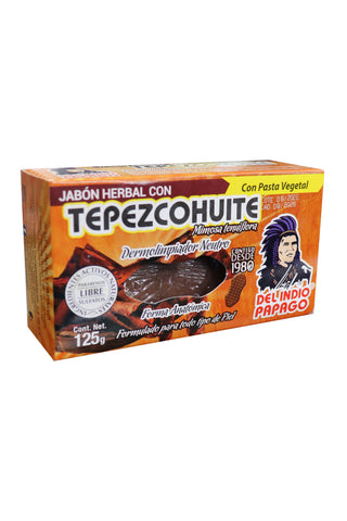 JABON HERBAL  CON TEPEZCOHUITE 125GR