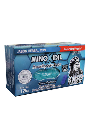 JABON HERBAL MINOXIDIL DEL INDIO PAPAGO 125GR