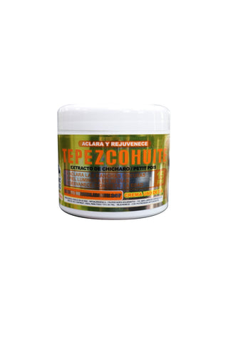CREMA TEPEZCOHUITE ACLARANTE CON EXTRACTO DE CHICHARO 120 grs USO DIA * 1X36