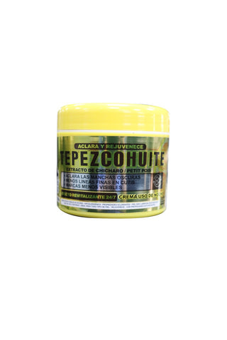 CREMA TEPEZCOHUITE ACLARANTE CON EXTRACTO DE CHICHARO 120 grs USO NOCHE * 1X36