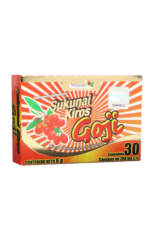 CAPS. SUKUNAI KIROS GOJI C/30* mezcla de hierbas con antioxidantes