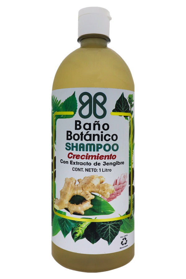 SHAMPOO BAÑO BOTANICO CRECIMIENTO CON EXTRACTO DE JENGIBRE 1000 ML* 1x6