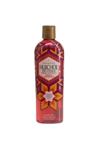 SHAMPOO DE CHILE DEL INDIO HUICHOL 400ml* Estimula cuero cabelludo.1X12