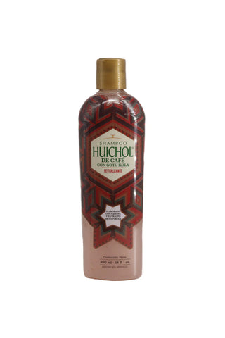 SHAMPOO DE CAFE DEL INDIO HUICHOL 400ml* Revitalizante.1X12