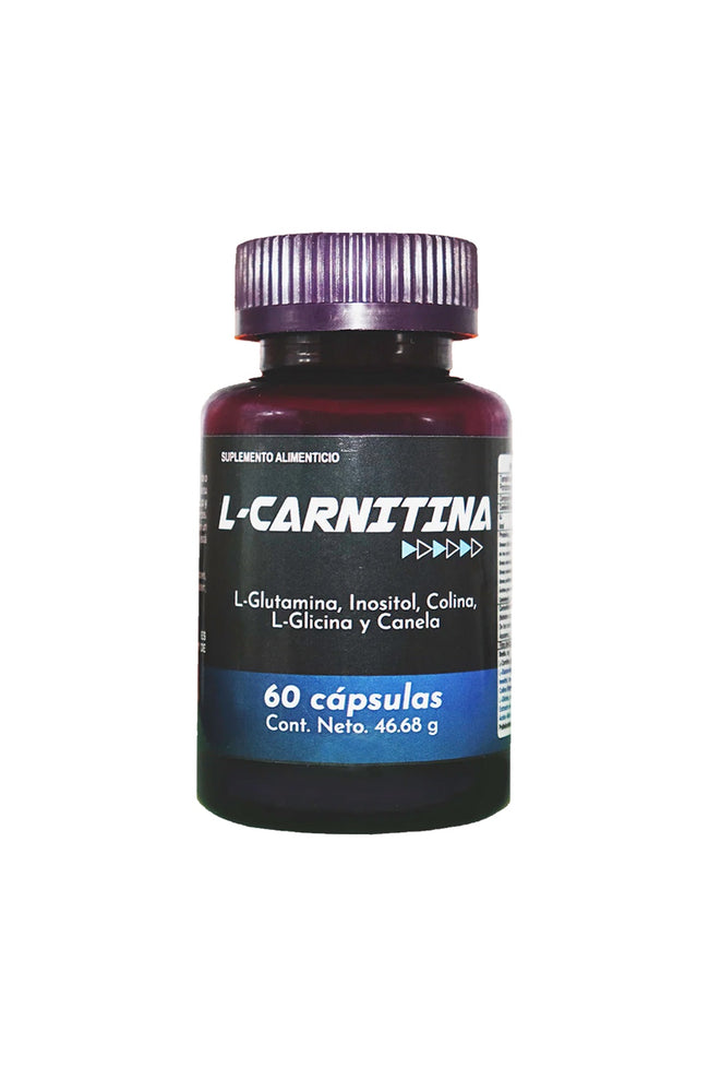 CAPS. L-CARNITINA C/60 L-GLUTAMINA, INOSITOL, COLINA, L-GLICINA Y CANE