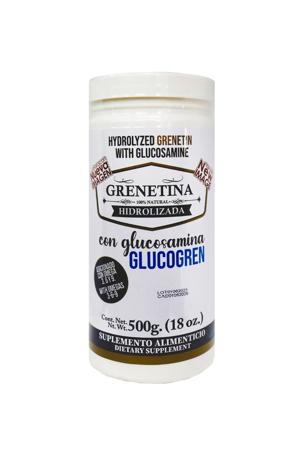 GRENETINA HIDROLIZADA C/GLUCOSAMINA 500 GRS.