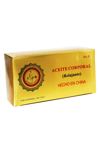ACEITE CORPORAL RELAJANTE  EXHIBIDOR C/20 ACEITITOS 8ML