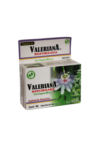 TBS. VALERIANA REFORZADA C/ZAPOTE BLANCO C/40