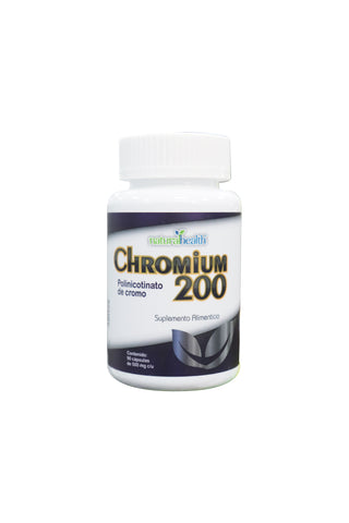 CAPS. CHROMIUM 200 500MG. C/90