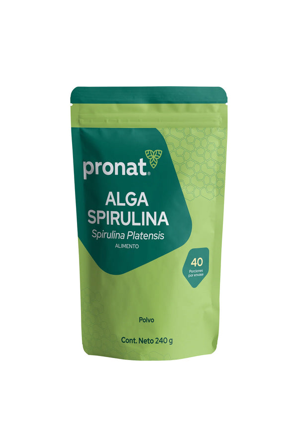 ALGA SPIRULINA POLVO 240 GR ORGANICA 1X18 (CERO)
