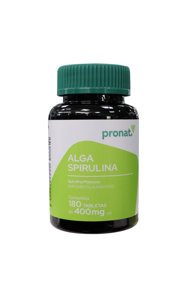 TBS. ALGA SPIRULINA C/180 DE 400 MG.
