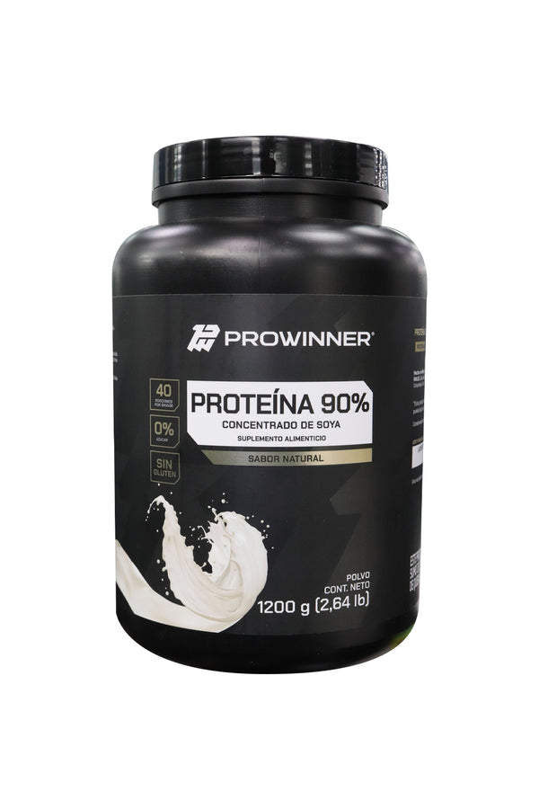 PROTEINA 90% DE SOYA NATURAL 1200 GR.