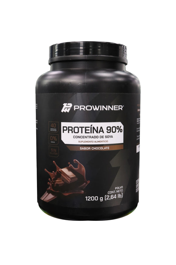 PROTEINA 90% DE SOYA CHOCOLATE 1200 GR.