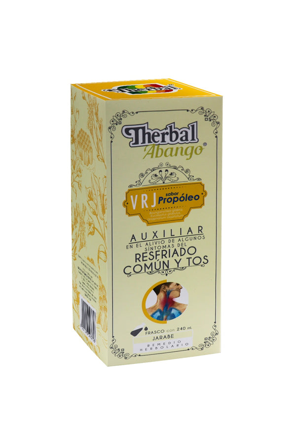 JARABE VRJ ABANGO SABOR PROPOLEO 240ML. 1X24 REMEDIO HERBOLARIO