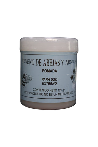POMADA  VENENO DE ABEJAS Y ARNICA 120 GR.