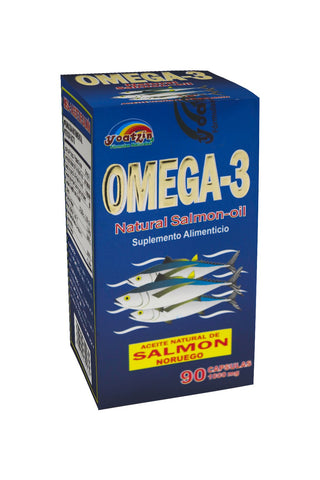 CAPS. OMEGA-3 NATURAL SALMON-OIL C/90